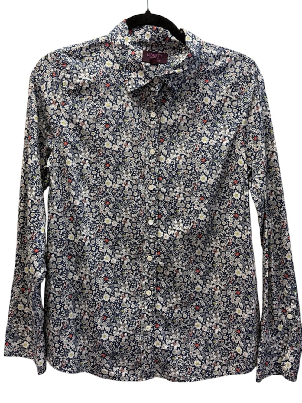J.Crew Liberty Art Fabric Floral Button Up Shirt Size 8